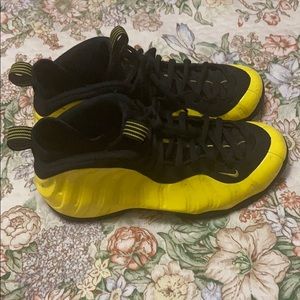 Black and yellow Foamposites, great condition!